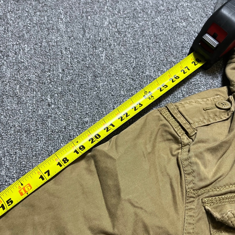 American Eagle Outfitters Field Jacket XS Tan Hooded Military Utility Coat - Picture 6 of 9